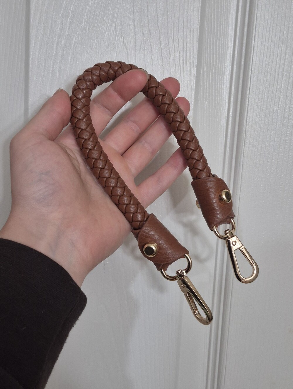 Braided replacement purse strap handle